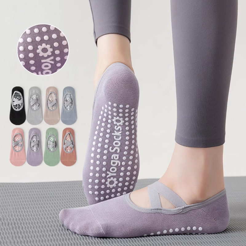Yoga Fitness Dance - تنفس منشفة أسفل اليوغا الجوارب النساء
