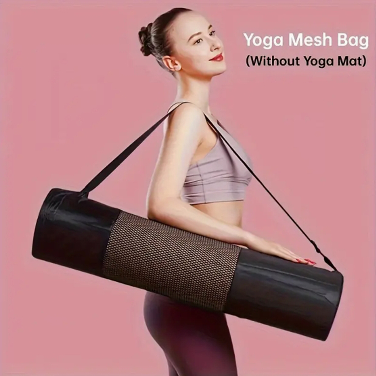 Yoga Mat For Fitness - حقيبة شبكية لتخزين حصيرة اليوغا قابلة