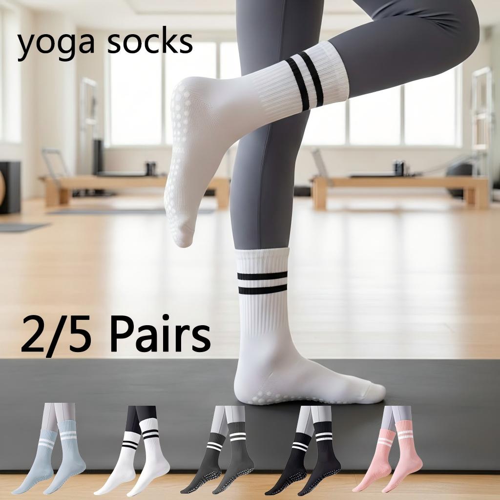 جوارب يوجا نسائية مضادة للانزل - مراجعة Yoga Fitness Gym وسعره