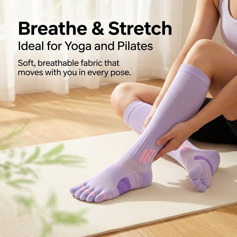 1/6 أزواج من الجوارب الطويلة ا - مراجعة Yoga & Fitness With Faye The Well Being Studio Abbots Langley وسعره