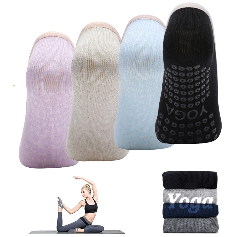 جوارب بيلاتس نسائية مضادة للان - مراجعة Yoga Fitness Dance وسعره