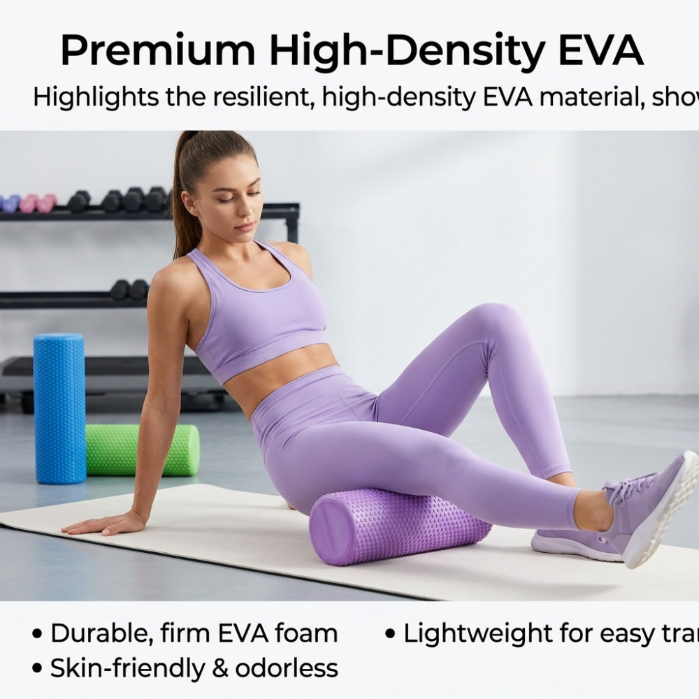 أسطوانة رغوية لليوجا بطول 30/4 - مراجعة Yoga Fitness World وسعره
