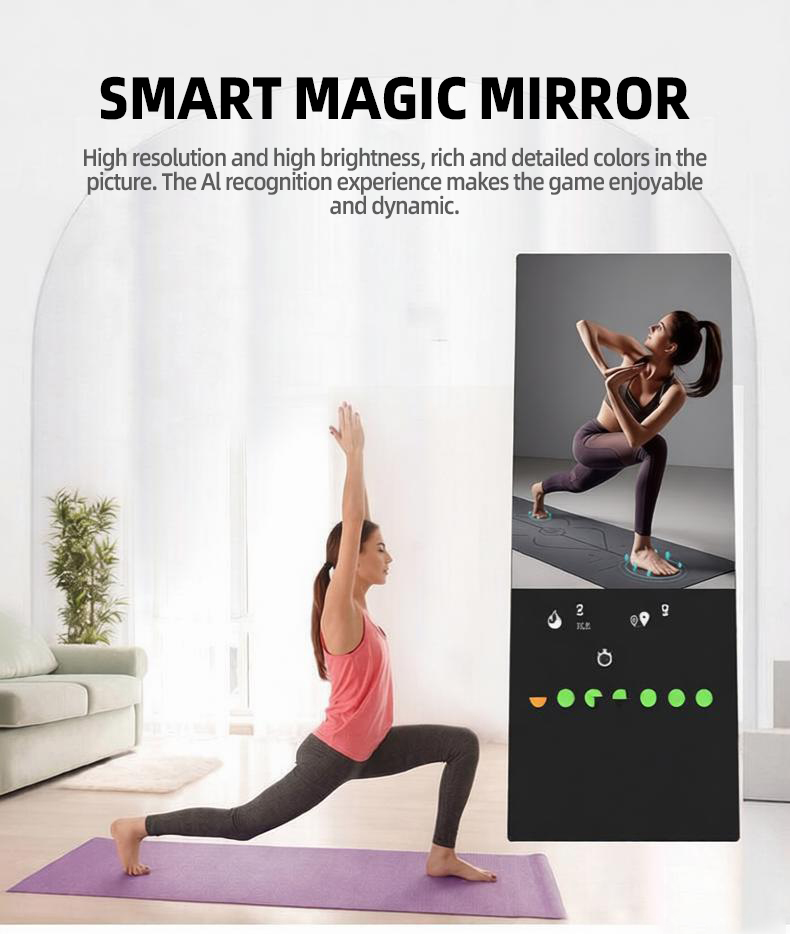 مرآة لياقة ذكية على شكل حرف A  - مراجعة Yoga Fitness Hotel وسعره