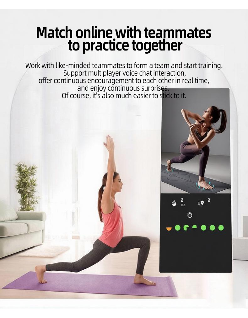 مرآة لياقة ذكية على شكل حرف A  - مراجعة Yoga Fitness Hotel وسعره