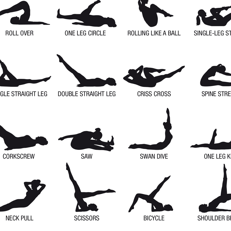 ملصق لوحة تدريبات البيلاتس بدو - مراجعة Yoga Fitness Gym وسعره