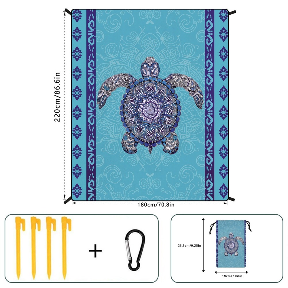 منشفة شاطئ بتصميم شجرة النخيل  - مراجعة Yoga Mat For Fitness وسعره